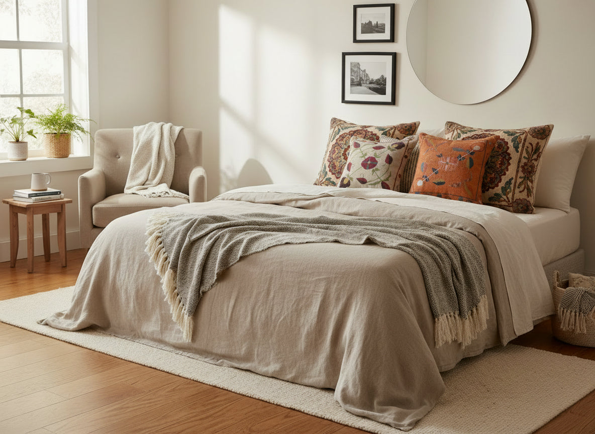 From Sofa to Bedroom: Where Suzani Cushions Work Best in a Home