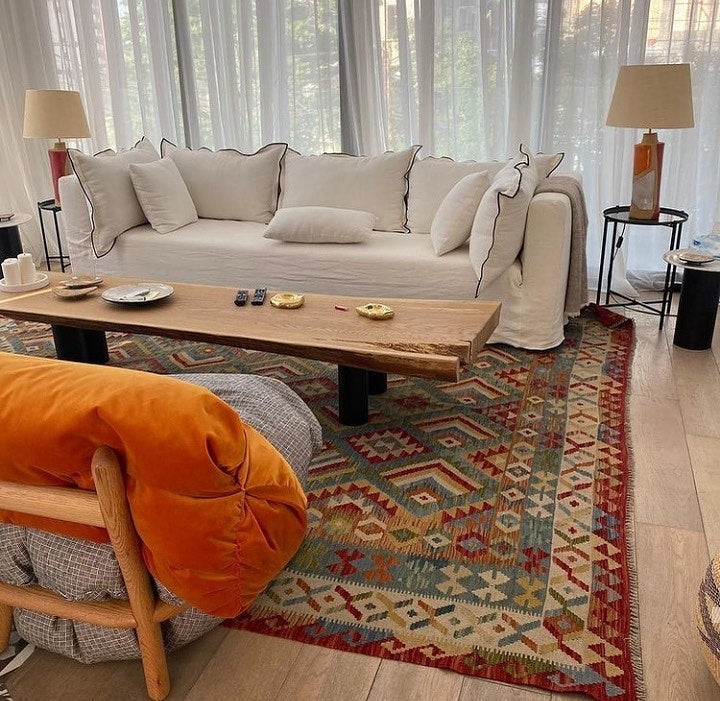 10x14 Afghanistan Kilim Rug