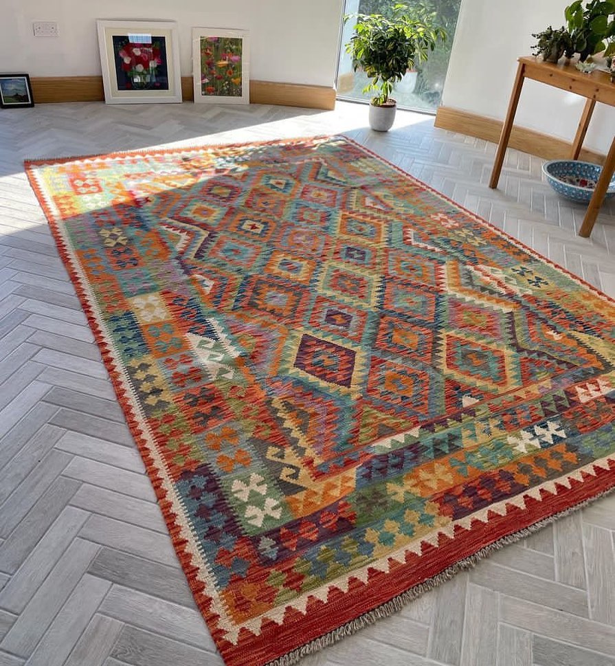 4x6 Afghanistan Kilim Rug