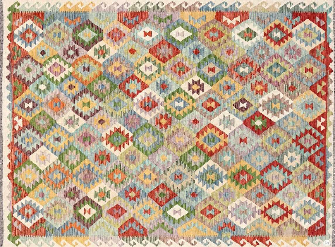 7x10 Afghanistan Kilim Rugs