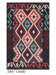 Maimana Afghanistan Kilim Accent Rug - 124 x 82 cm