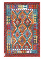 Maimana Afghanistan Kilim Accent Rug - 153 x 105 cm