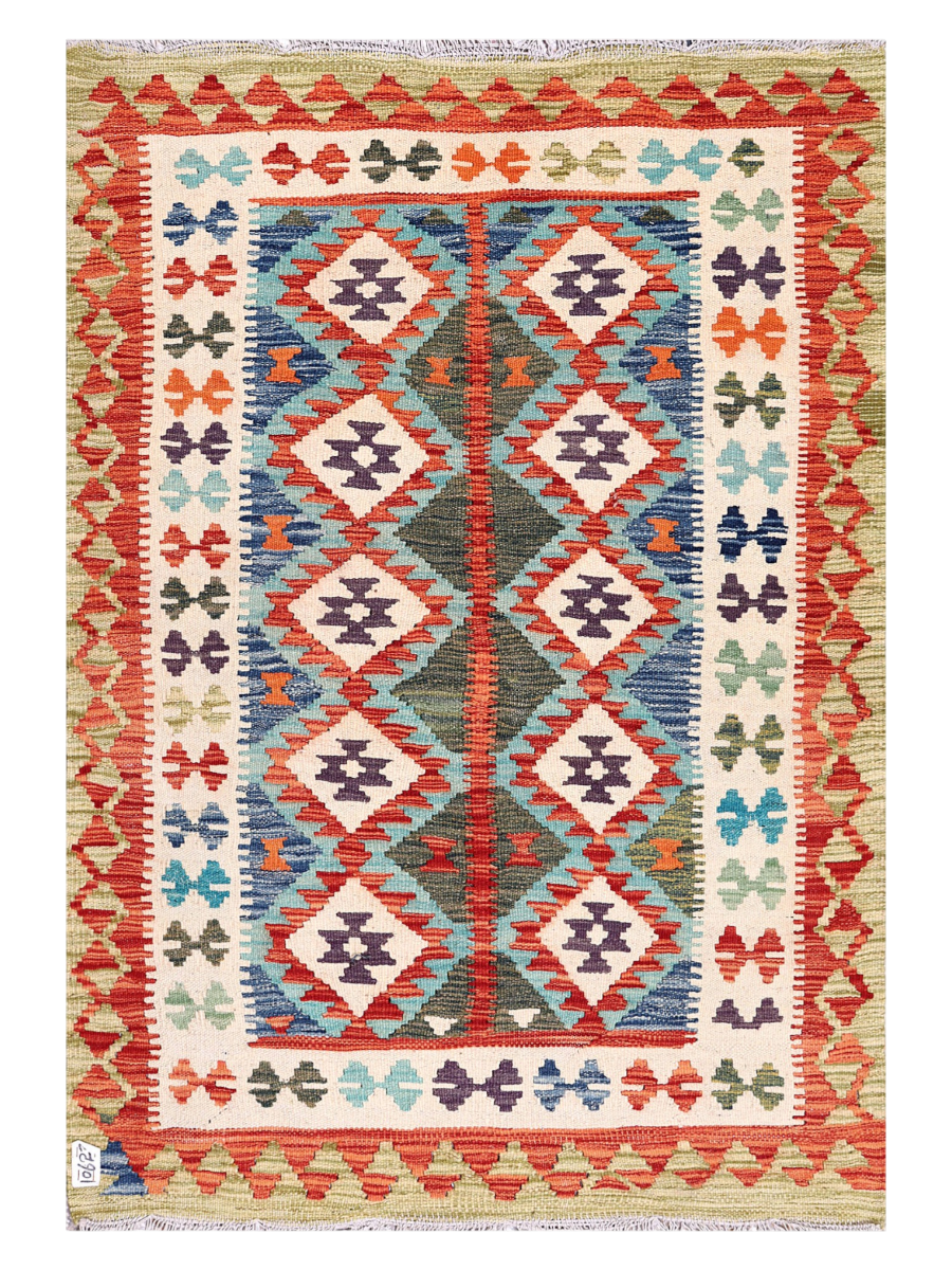 Maimana Afghanistan Kilim Accent Rug - 149 x 106 cm