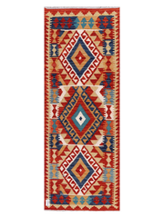 Maimana Afghanistan Kilim Runner Rug - 188 x 71 cm