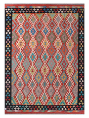 Maimana Afghanistan Kilim Area Rug - 348 x 249 cm
