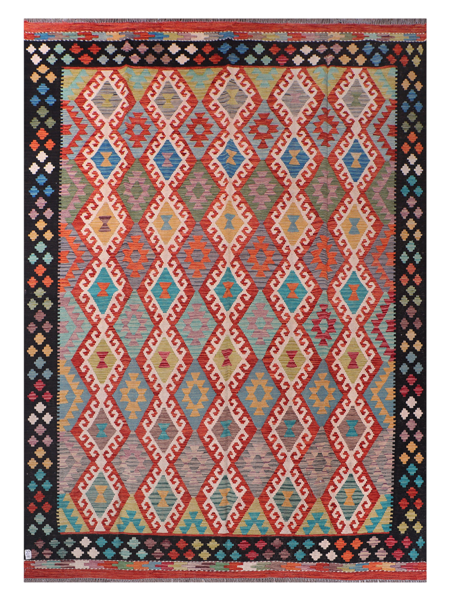 Maimana Afghanistan Kilim Area Rug - 348 x 249 cm