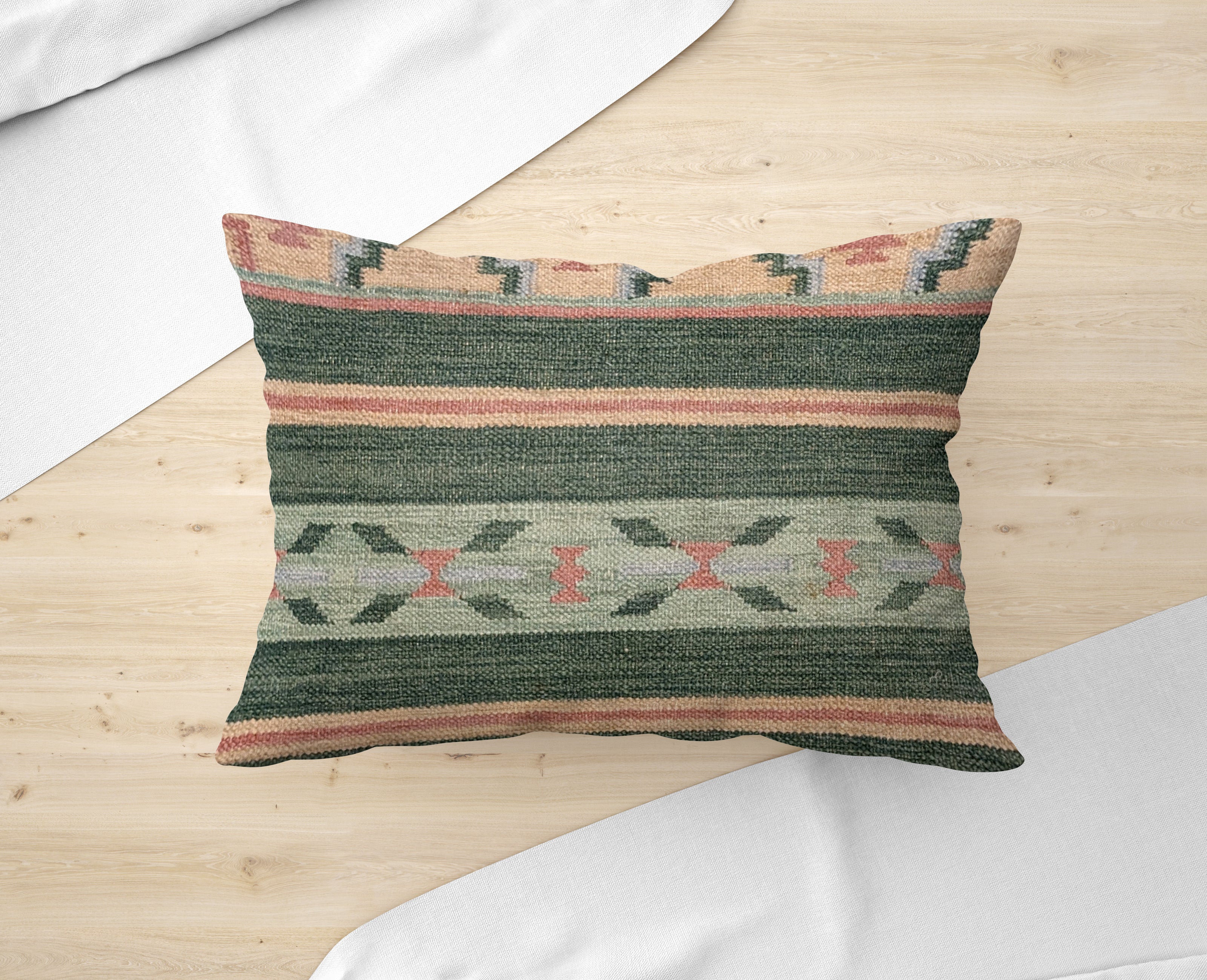 Turkish Kilim Cushion Cover - 59 x 40 cm