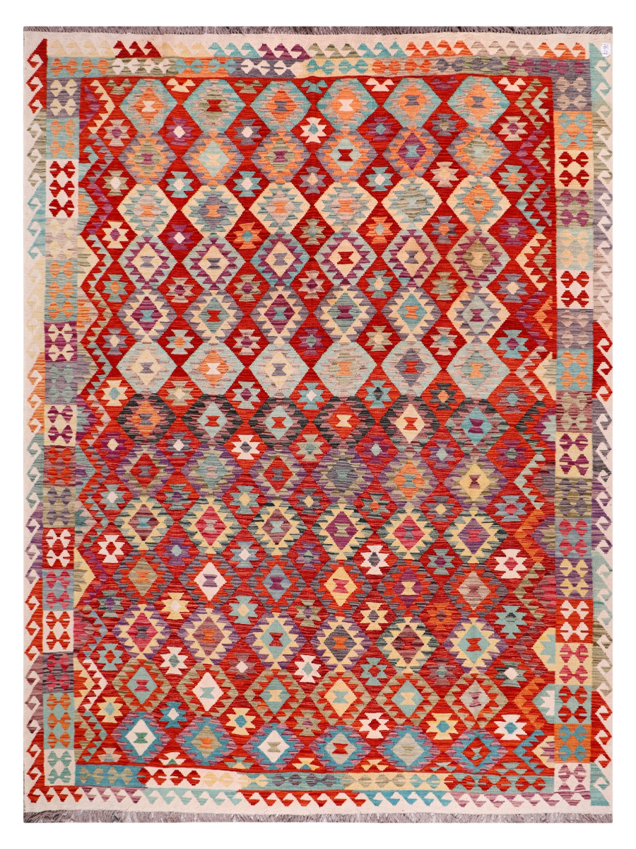 Maimana Afghanistan Kilim Area Rug - 345 x 263 cm