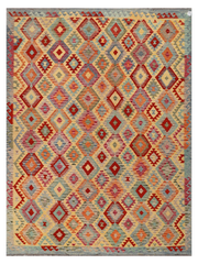 Maimana Afghanistan Kilim Area Rug - 340 x 254 cm