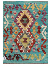 Maimana Afghanistan Kilim Rug - 86 x 65 cm