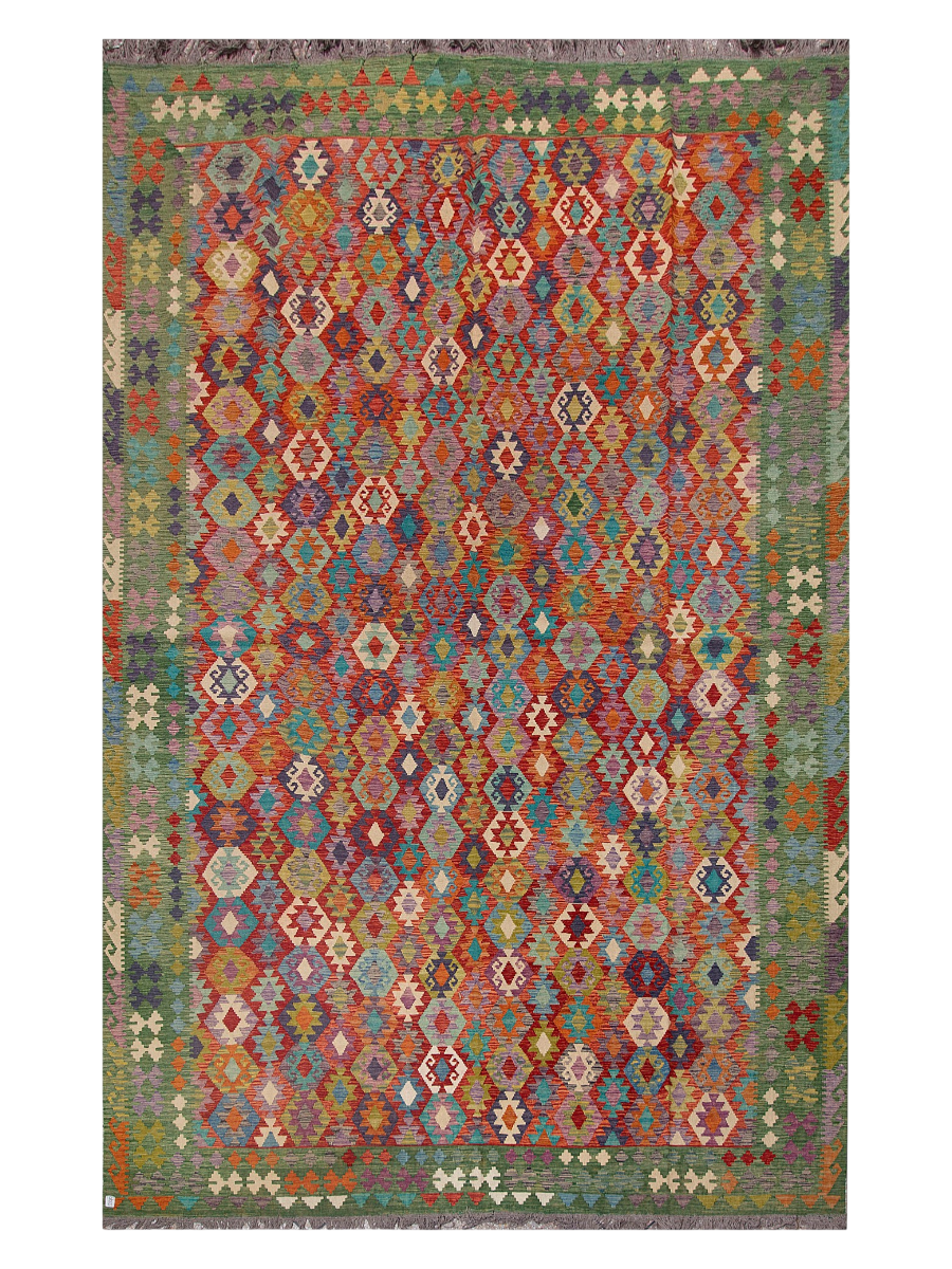 Maimana Afghanistan Kilim Area Rug - 496 x 311 cm