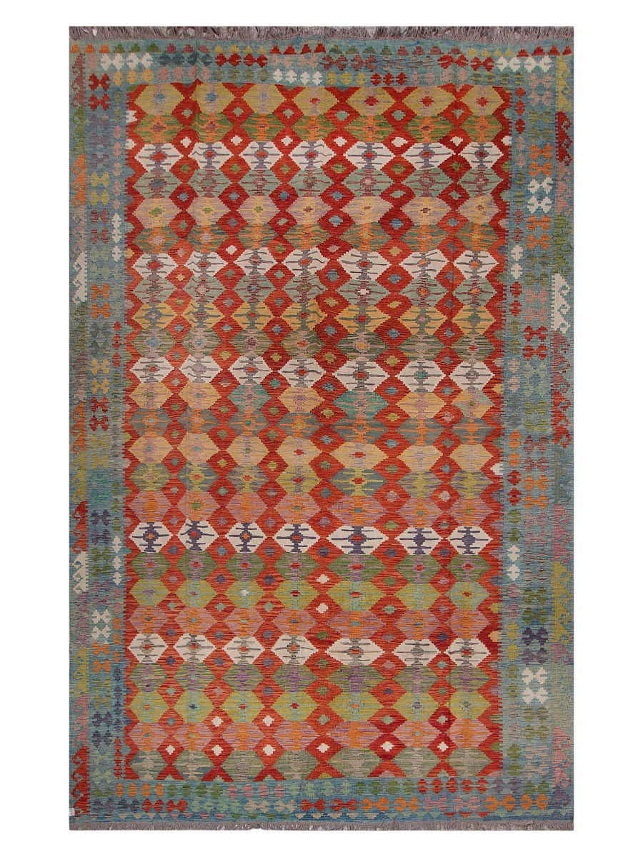 Maimana Afghanistan Kilim Area Rug - 482 x 302 cm