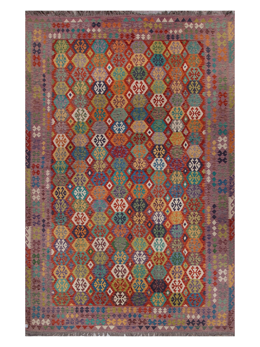 Maimana Afghanistan Kilim Area Rug - 492 x 317 cm