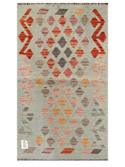 Maimana Afghanistan Kilim Rug - 90 x 52 cm