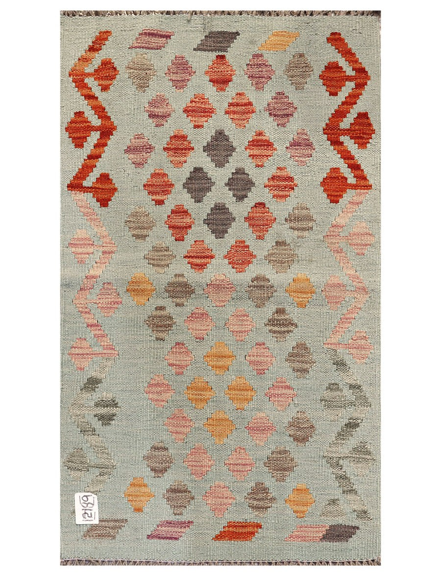 Maimana Afghanistan Kilim Rug - 90 x 52 cm