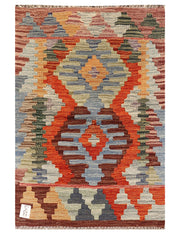 Maimana Afghanistan Kilim Rug - 84 x 56 cm