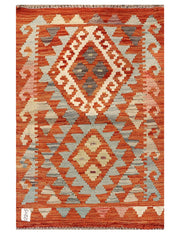 Maimana Afghanistan Kilim Rug - 85 x 56 cm