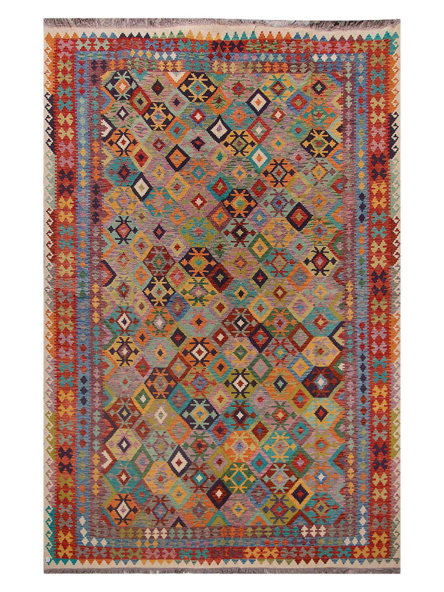 Maimana Afghanistan Kilim Area Rug - 483 x 310 cm