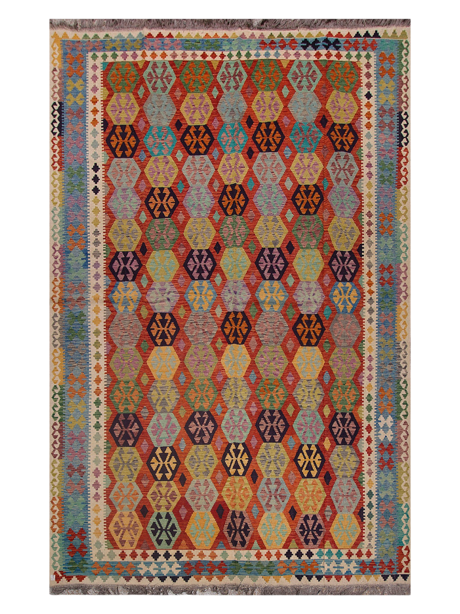 Maimana Afghanistan Kilim Area Rug - 481 x 302 cm