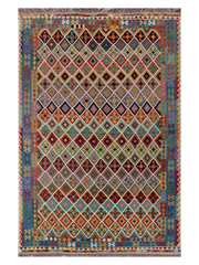 Maimana Afghanistan Kilim Area Rug - 467 x 305 cm