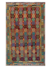Maimana Afghanistan Kilim Area Rug - 486 x 300 cm