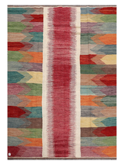 Maimana Afghanistan Kilim Area Rug - 252 x 177 cm