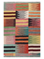 Maimana Afghanistan Kilim Area Rug - 297 x 198 cm