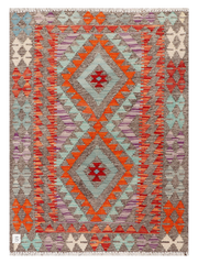 Maimana Afghanistan Kilim Accent Rug - 112 x 81 cm