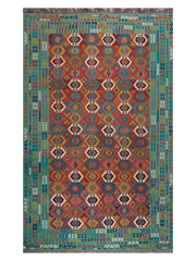 Maimana Afghanistan Kilim Area Rug - 494 x 302 cm