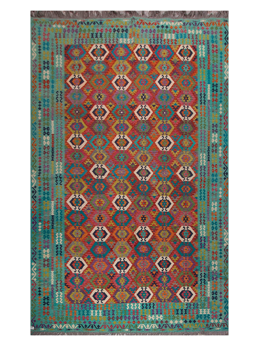 Maimana Afghanistan Kilim Area Rug - 494 x 302 cm