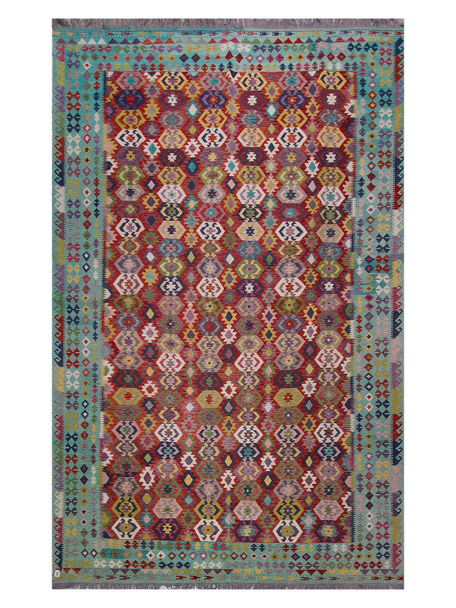 Maimana Afghanistan Kilim Area Rug - 503 x 310 cm