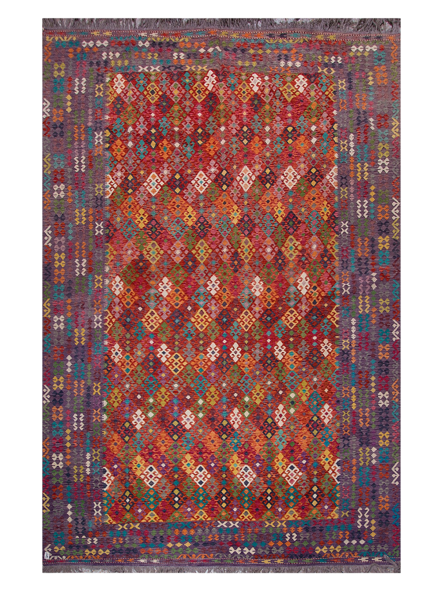 Maimana Afghanistan Kilim Area Rug - 489 x 316 cm