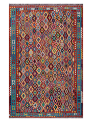 Maimana Afghanistan Kilim Area Rug - 476 x 307 cm
