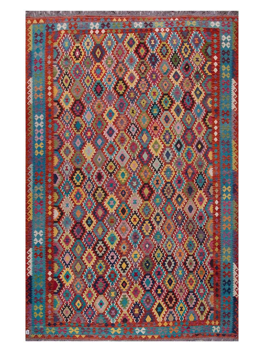 Maimana Afghanistan Kilim Area Rug - 476 x 307 cm