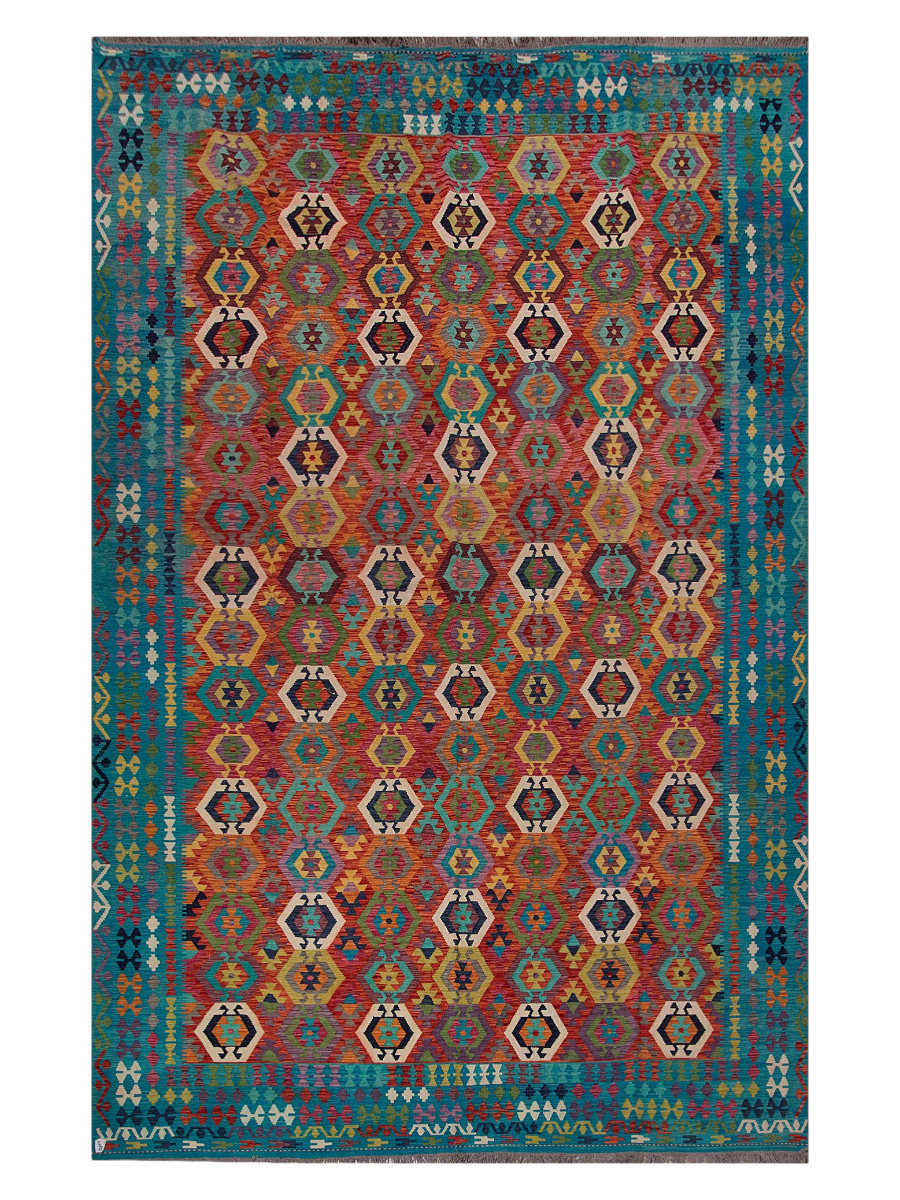 Maimana Afghanistan Kilim Area Rug - 489 x 311 cm