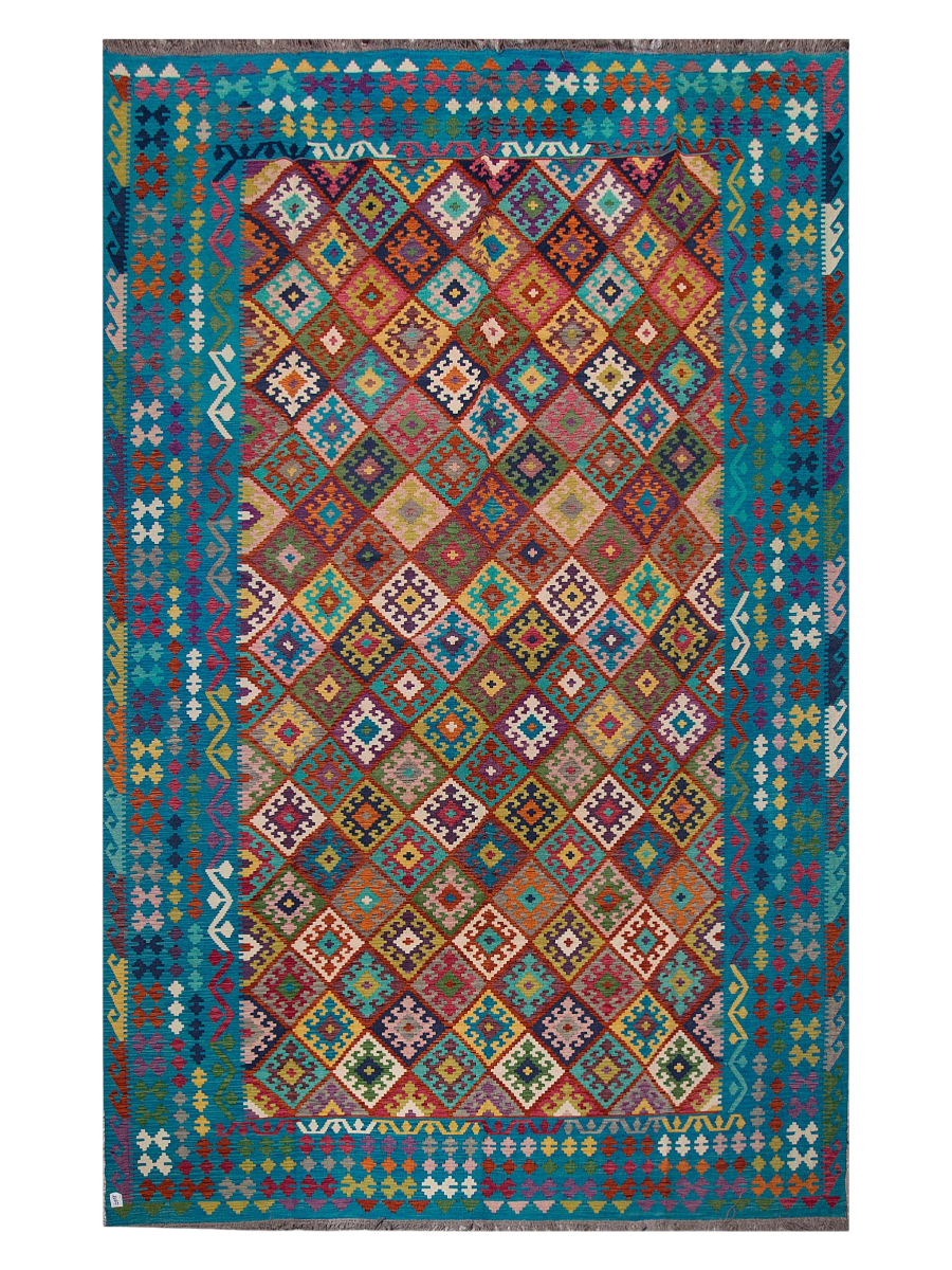 Maimana Afghanistan Kilim Area Rug - 494 x 309 cm