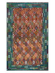 Maimana Afghanistan Kilim Area Rug - 488 x 296 cm