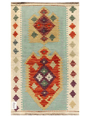 Maimana Afghanistan Kilim Rug - 96 x 58 cm