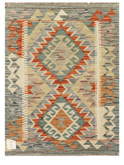 Maimana Afghanistan Kilim Rug - 86 x 64 cm