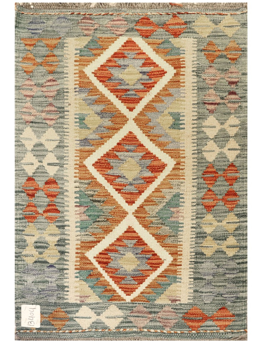 Maimana Afghanistan Kilim Rug - 87 x 60 cm