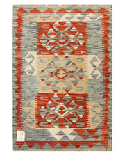 Maimana Afghanistan Kilim Rug - 82 x 56 cm