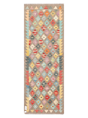 Maimana Afghanistan Kilim Runner Rug - 199 x 72 cm