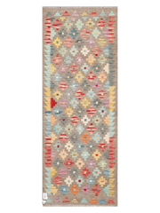 Maimana Afghanistan Kilim Runner Rug - 197 x 74 cm