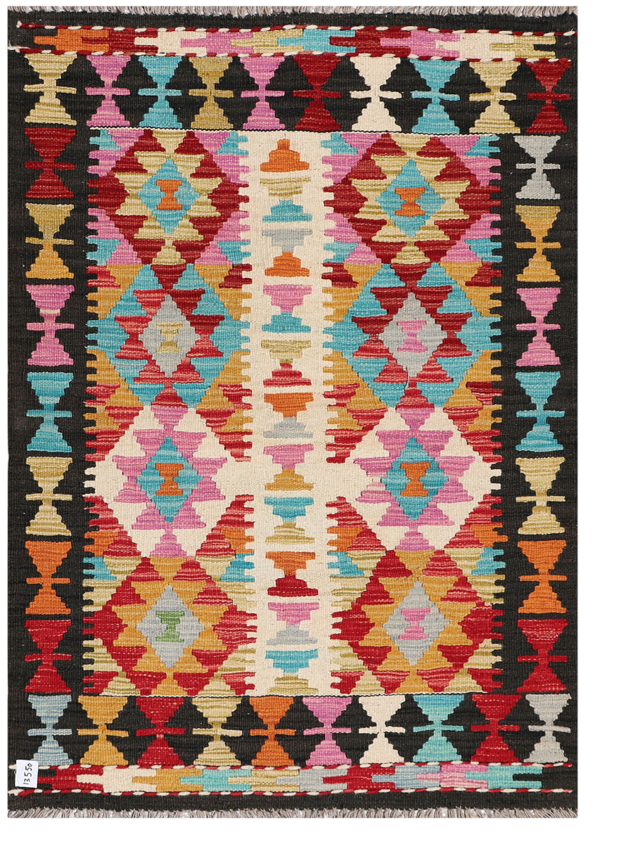 Maimana Afghanistan Kilim Accent Rug - 151 x 106 cm