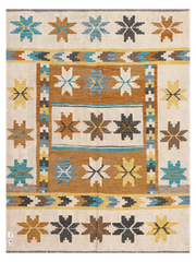 Maimana Afghanistan Kilim Accent Rug - 197 x 149 cm