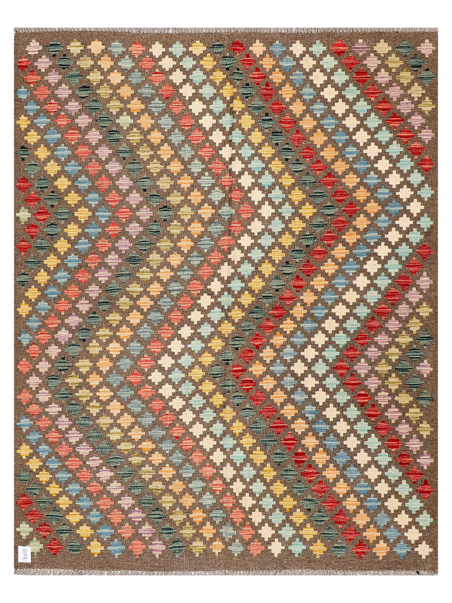 Maimana Afghanistan Kilim Accent Rug - 204 x 158 cm