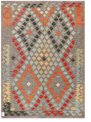 Maimana Afghanistan Kilim Accent Rug - 205 x 147 cm