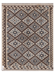 Maimana Afghanistan Kilim Accent Rug - 195 x 150 cm