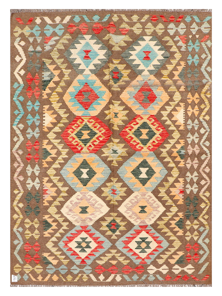 Maimana Afghanistan Kilim Area Rug - 237 x 172 cm
