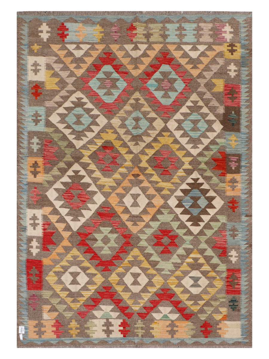 Maimana Afghanistan Kilim Area Rug - 279 x 195 cm